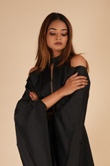 Black Kimono Style GownDSC09677 copy